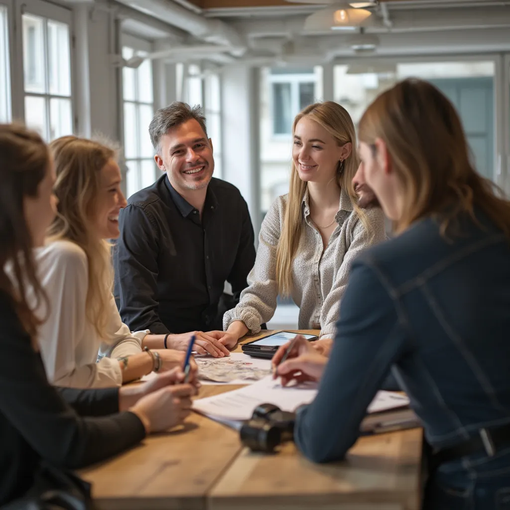 L'équipe Évolution Coaching réunie